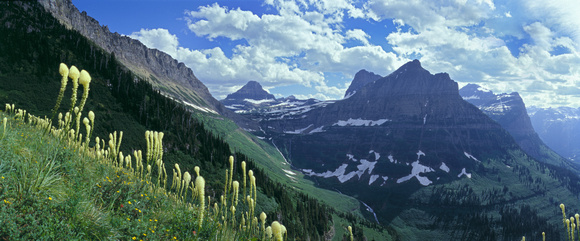 Clements Mountain and Beargrass, Glacier NP, Montana