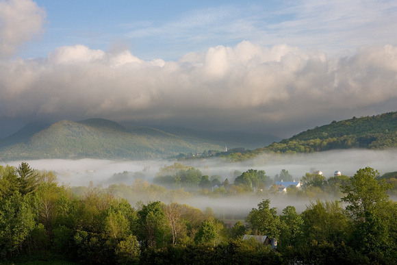 Morning Fog, West Rutland Valley