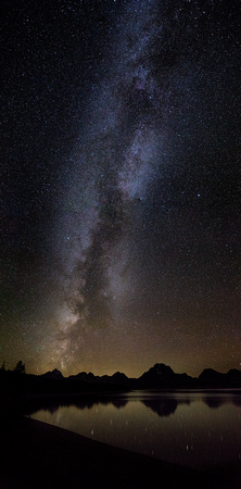 Milky Way over the Teton Range and Jackson Lake