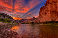 Sunset Green River, Dinosaur NM, Utah