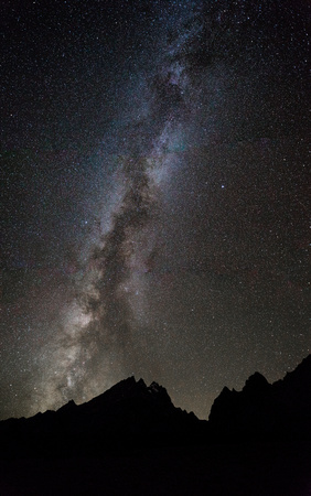 Milky Way over the Teton Range