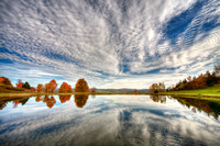 Farm Pond Autumn Reflections, Benson