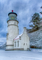 A Touch of Snow at Heceta Head Lighthouse