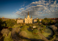 St. Louis Cathedral and Jackson Square, New Orleans, LA