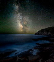 Milky Way rises over Otter Point