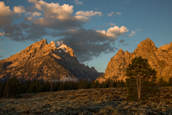 First Light on Grand Teton and Cascade Canyon #3